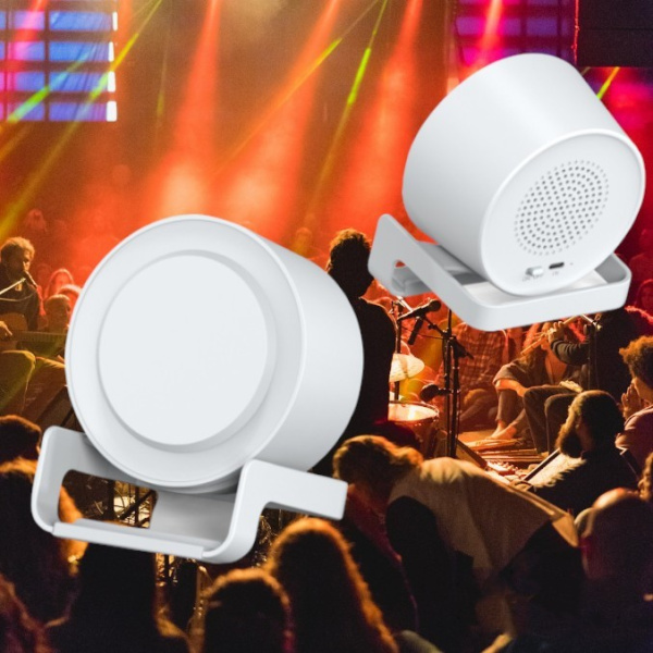 Беспроводная Bluetooth колонка c функцией беспроводной зарядки и подставкой для смартфона 3 в 1